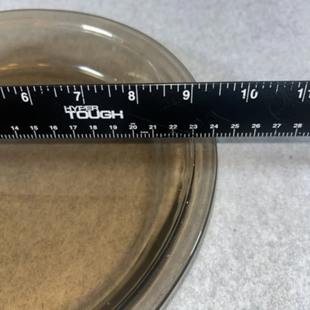 amber brown pyrex Pie Plate 9”